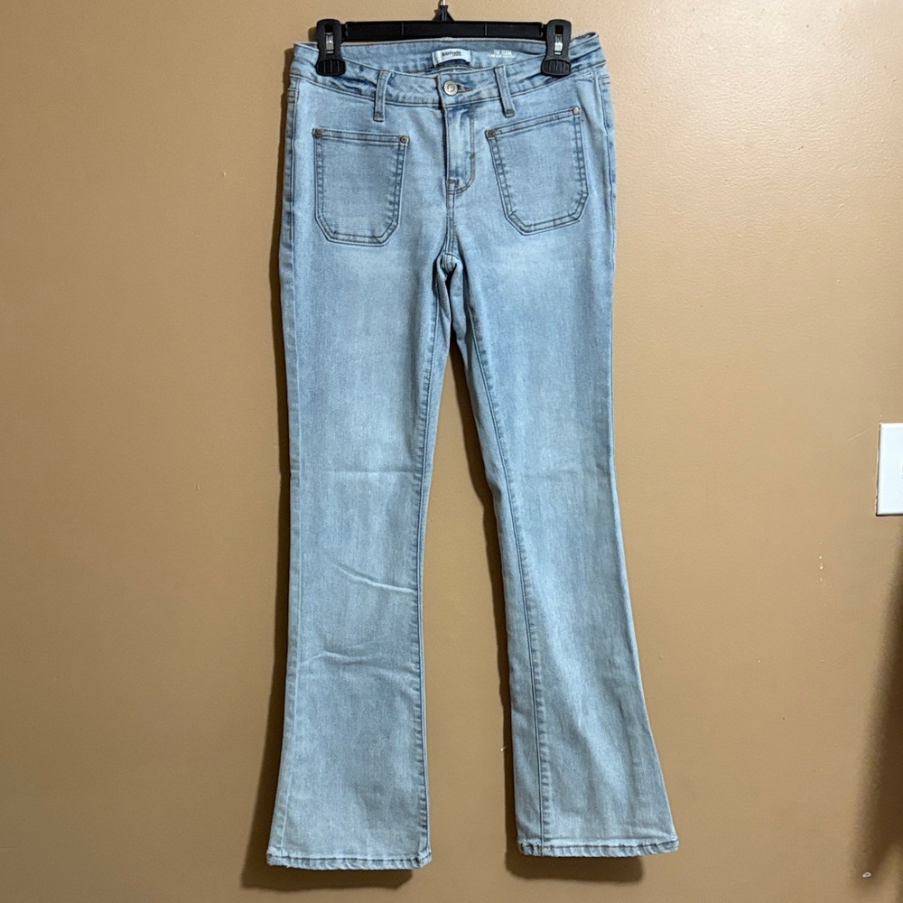 Kensie Light Blue Flare Women's Jeans